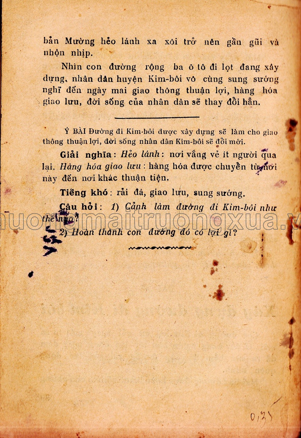 Tập đọc, chính tả lớp sơ cấp 1959 - Trang 19