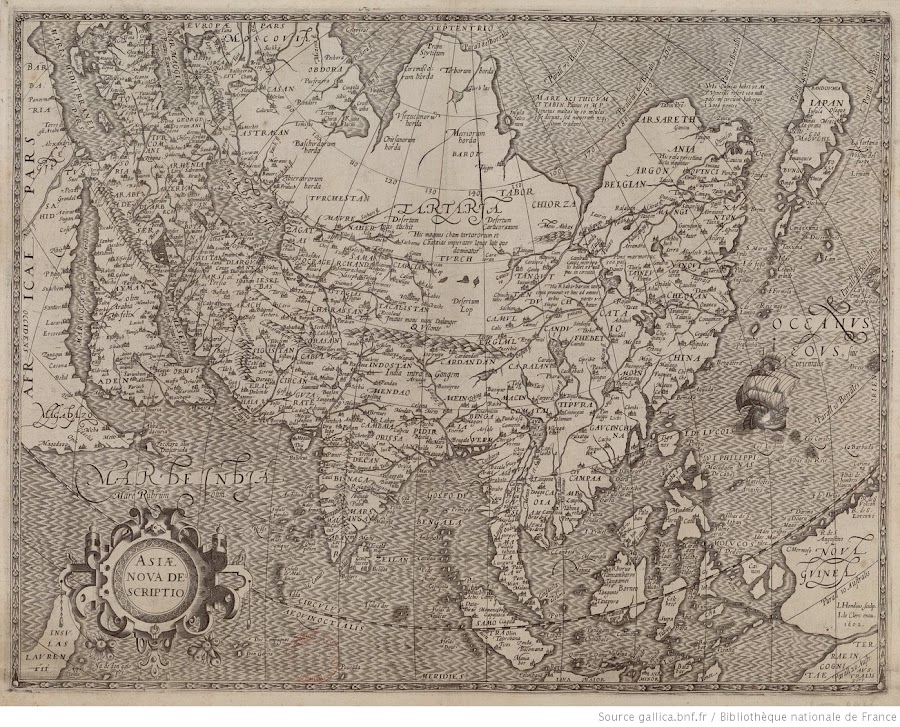 1602_Asiae nova descriptio / I. Hondius, sculp