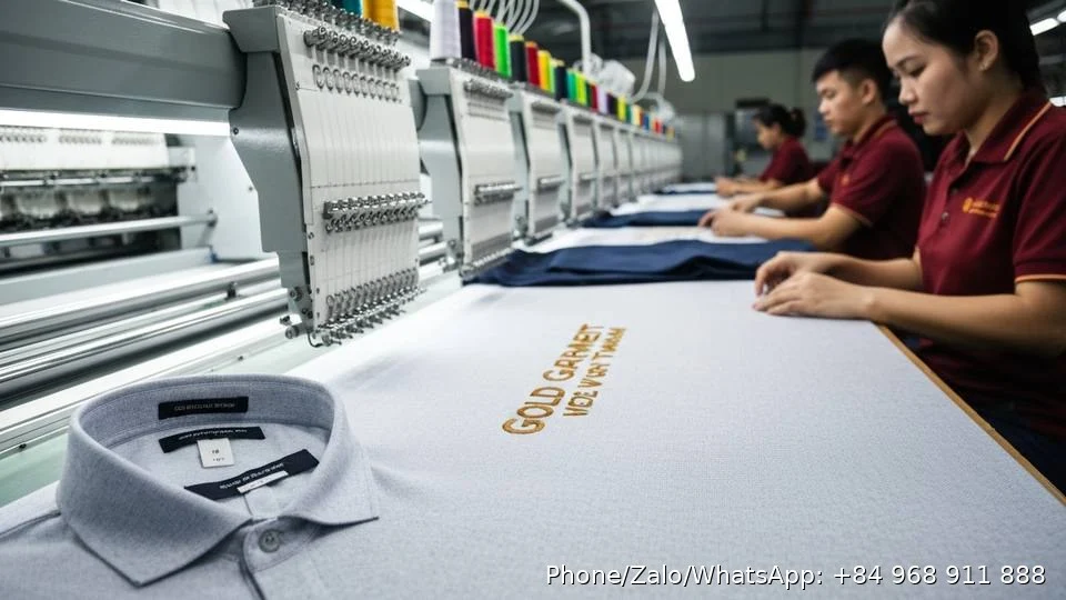 Corporate Golf Shirts - Gold Garment Vietnam