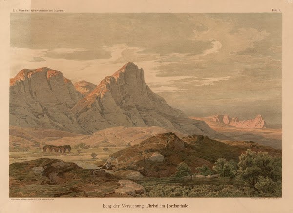 Mount of Temptation Jordan Valley 1900