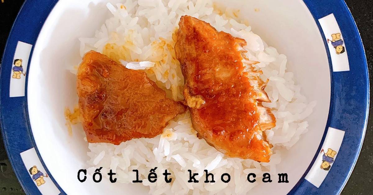 Cốt lết kho cam