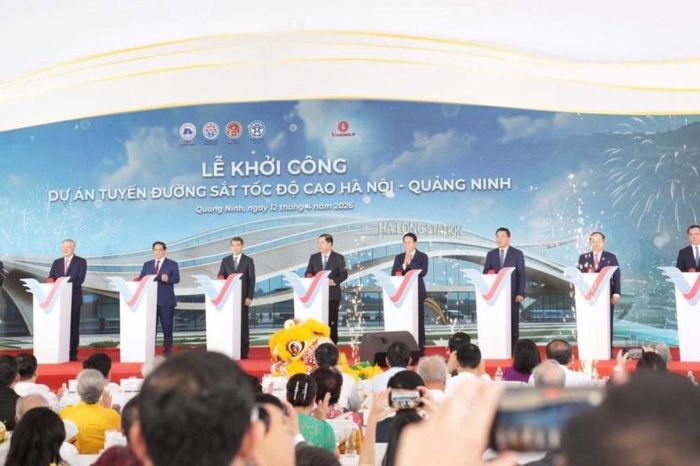 Khởi công tuyến đường sắt tốc độ cao Hà Nội - Quảng Ninh - Đài Phát thanh và truyền hình Hà Nội