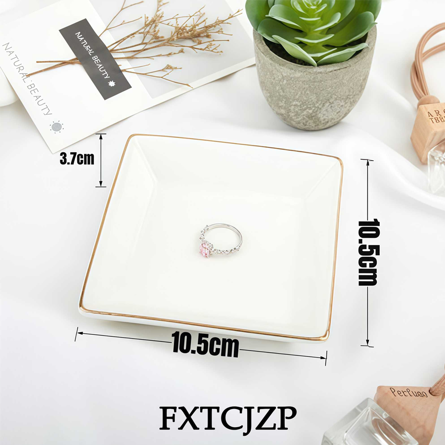 Square Ceramic Ring Plate