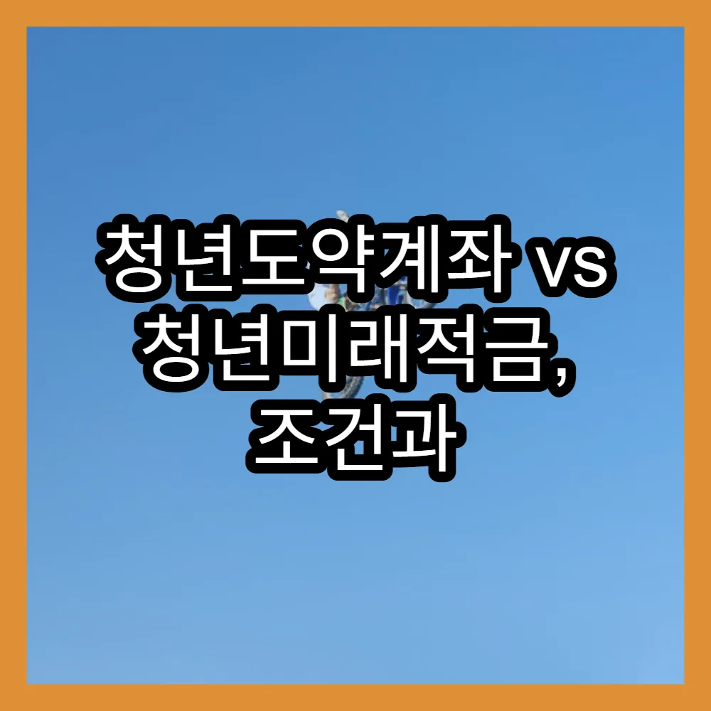 청년도약계좌 vs 청년미래적금, 조건과 혜택으로 보는 추천 상품 추천