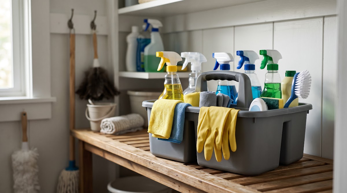 Best Cleaning Supply Caddies for Whole-Home Cleaning (2026) - BEST OVERALL — IN CONTEXT