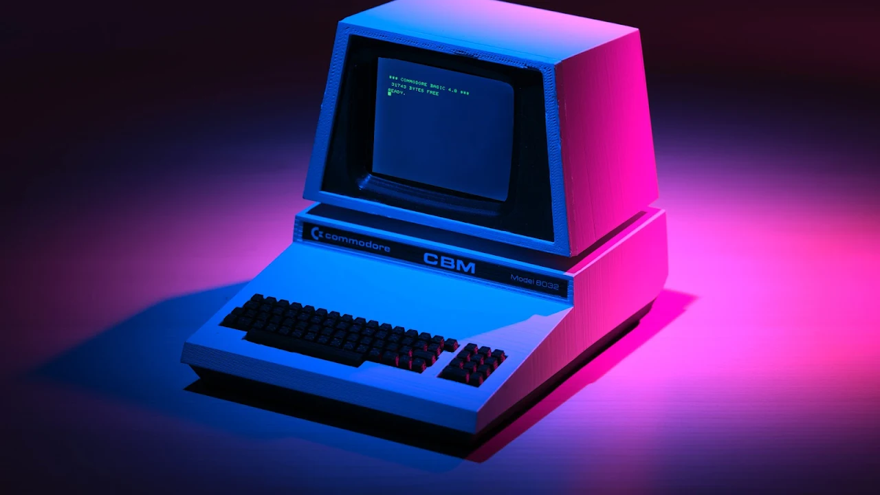 Pink, Retrowave, Computer, Vintage, Code 5K Desktop Wallpaper