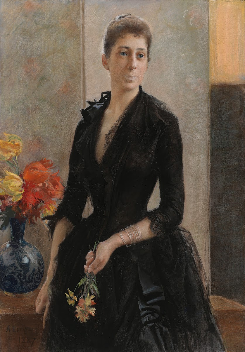 Portrait Of Mme Weissgerber De Stragewicz Later Mme R Berenger 1887