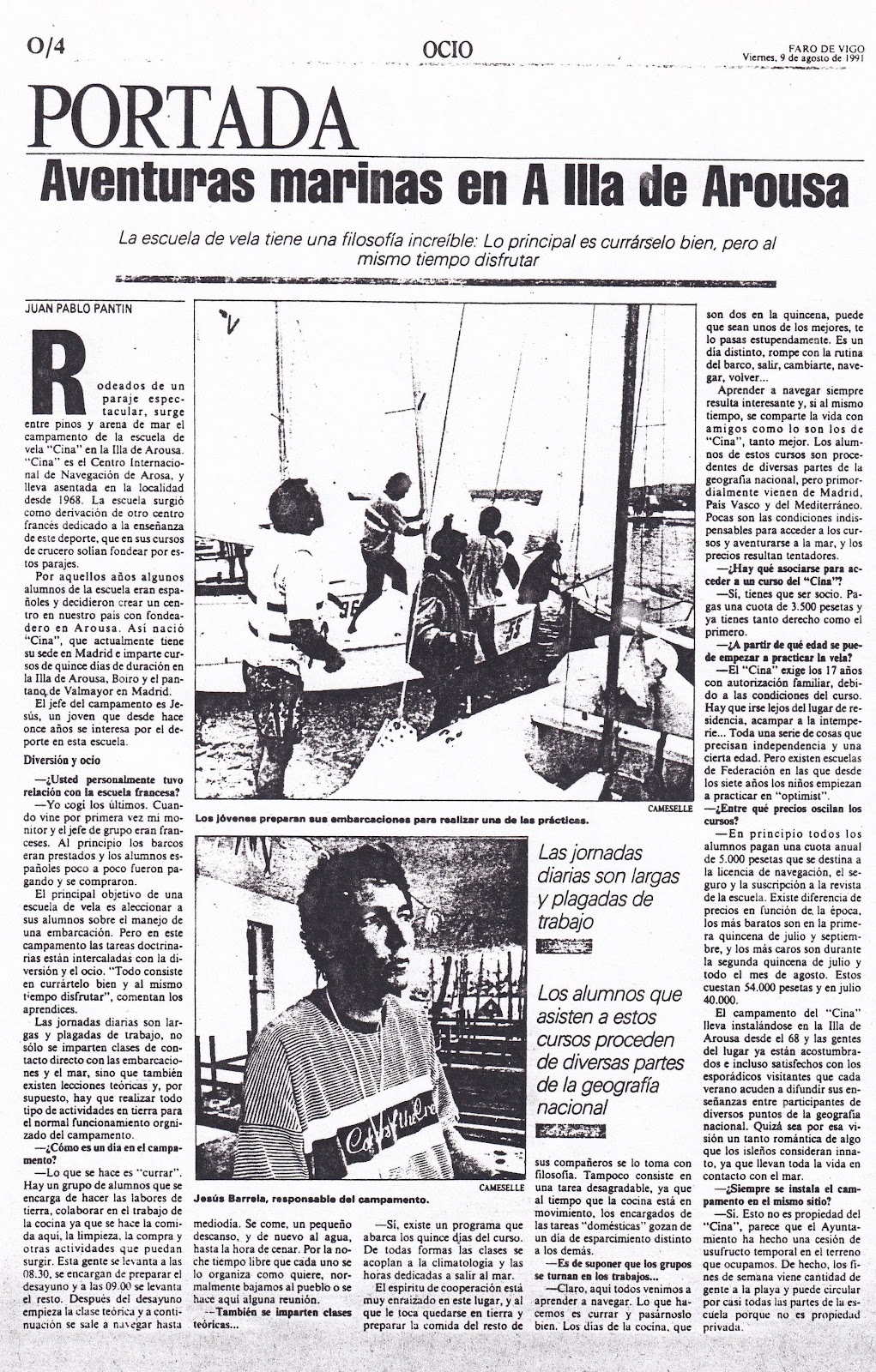 Aventuras marinas en A Illa de Arousa