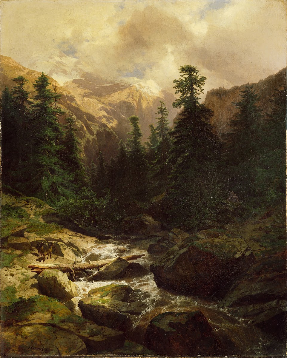 Souvenir of Rosenlaui Switzerland 1860