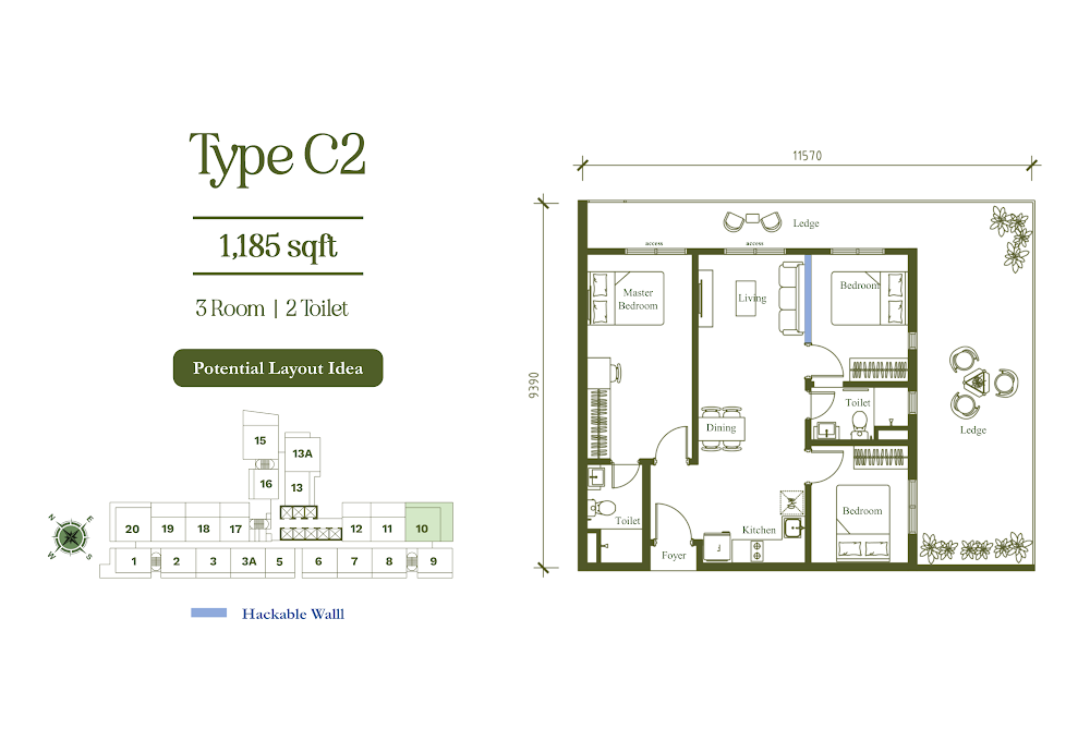 Arte Star floor plan