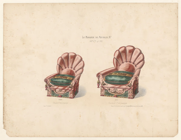 Chaise F de Lesseps  Fauteuil F de Lesseps 1832   1904