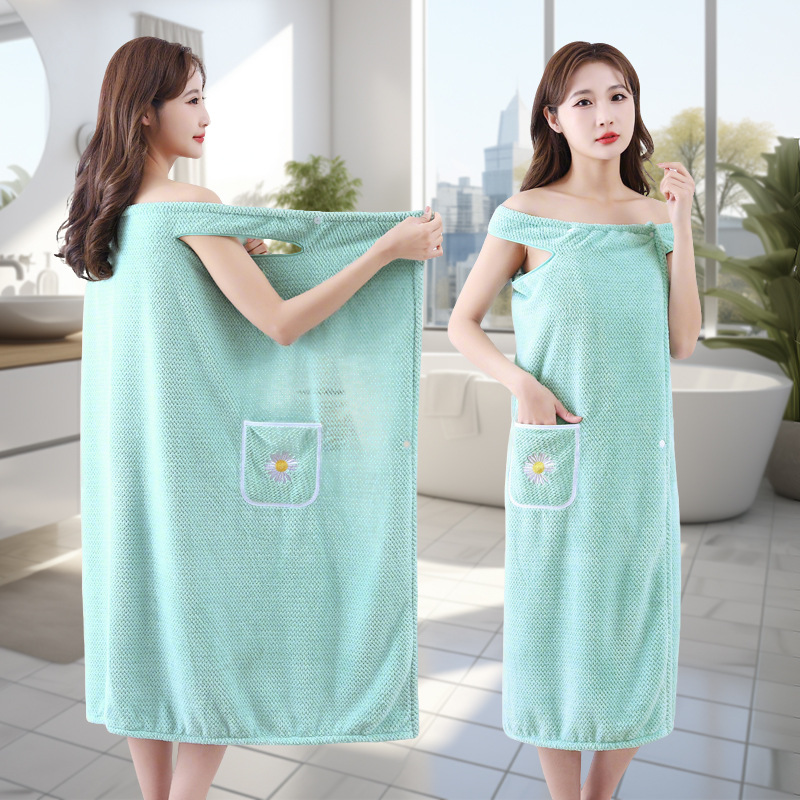Coral fleece bathrobe for women