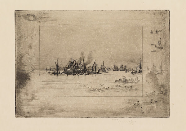 Port with Seagulls 1886