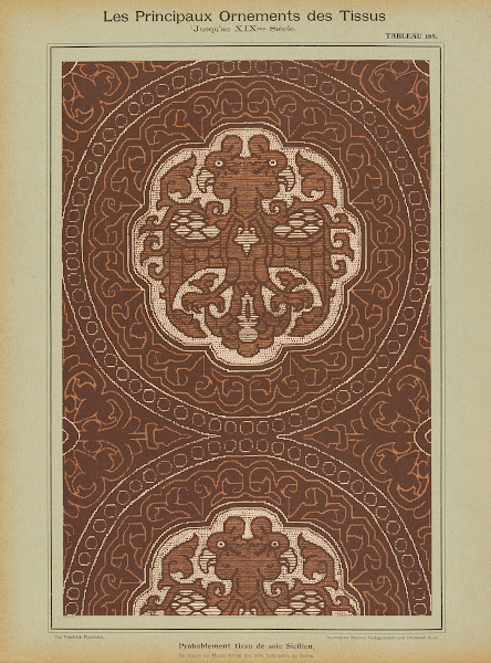 Les principaux ornaments des tissus jusquau XIXme siecle Pl27 1902