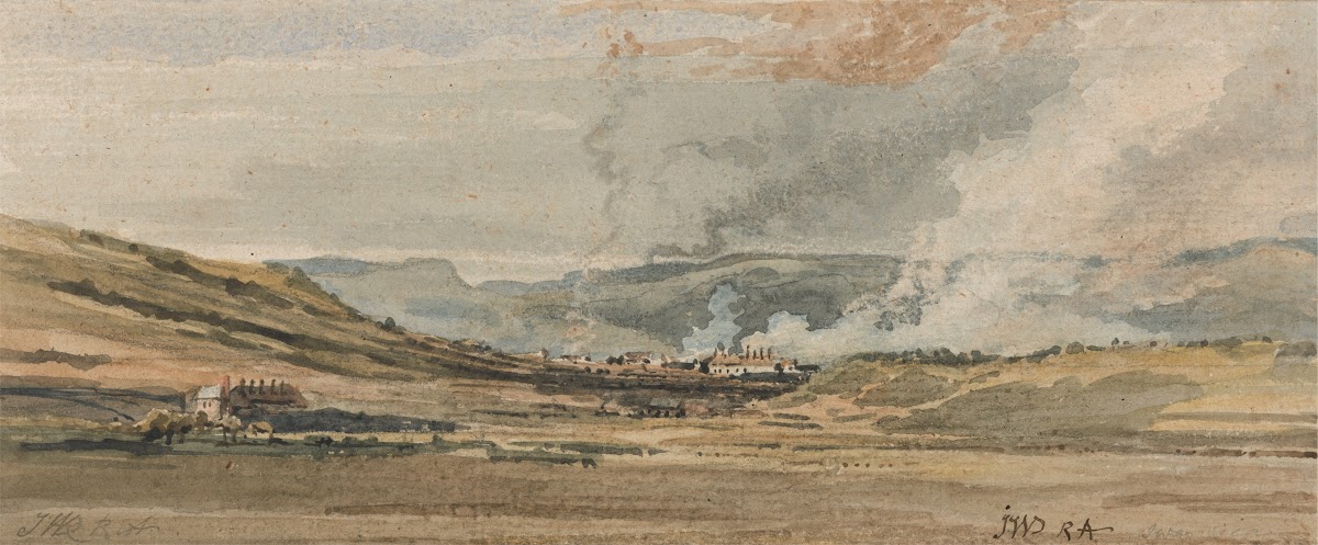 View near Swansea South Wales ca 1800
