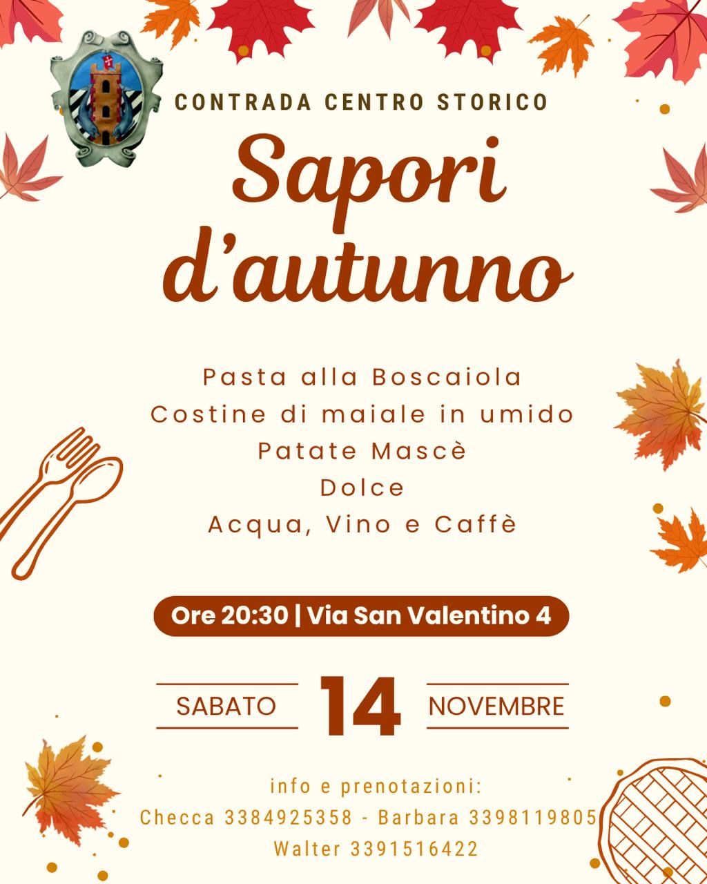 Sapori d'autunno