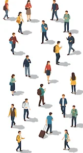 Santorini Style House Night Bougainvillea Moon