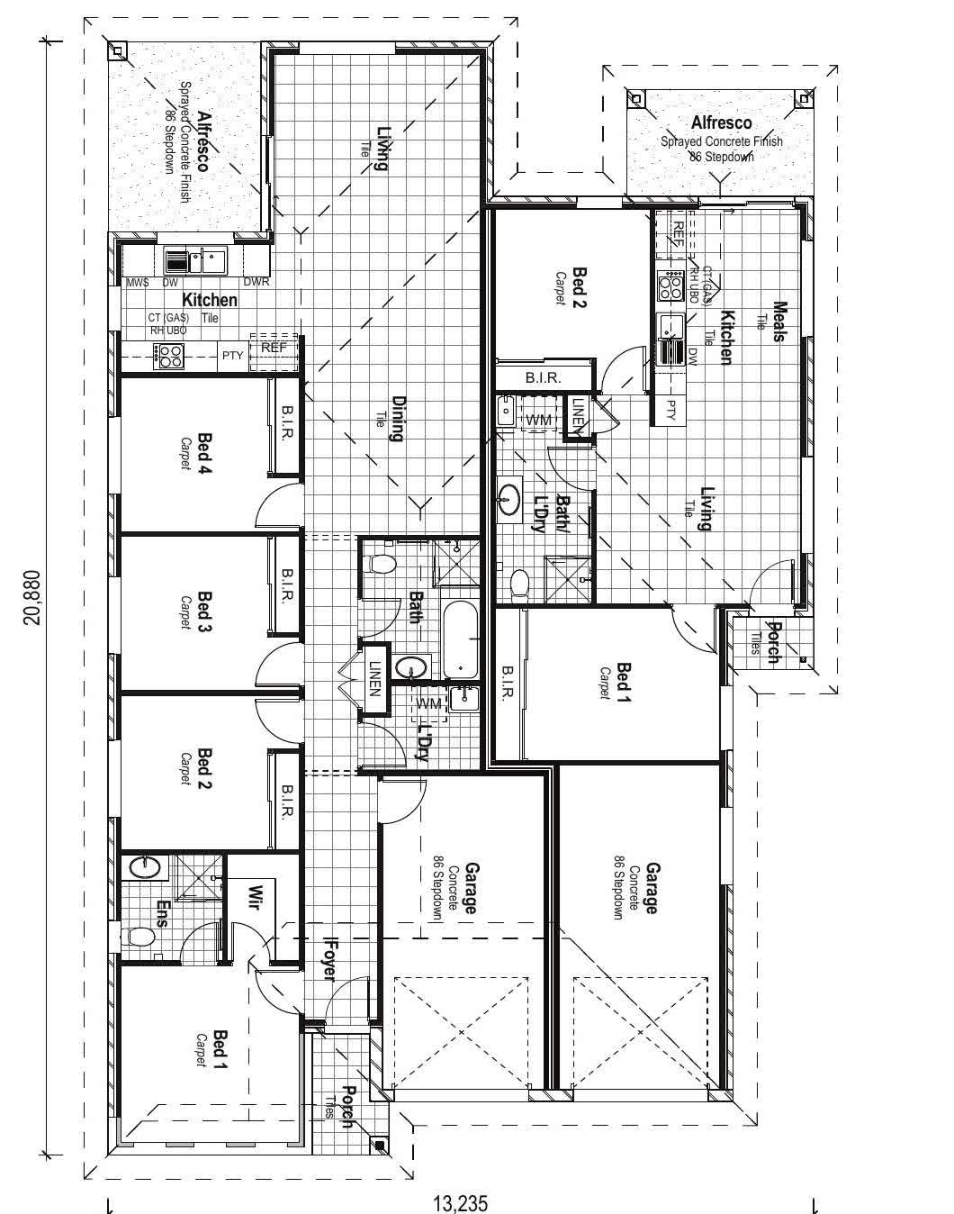 Dual Key Investment Property in Buchanan, NSW | Aus Investment Properties - Floor Plan 1