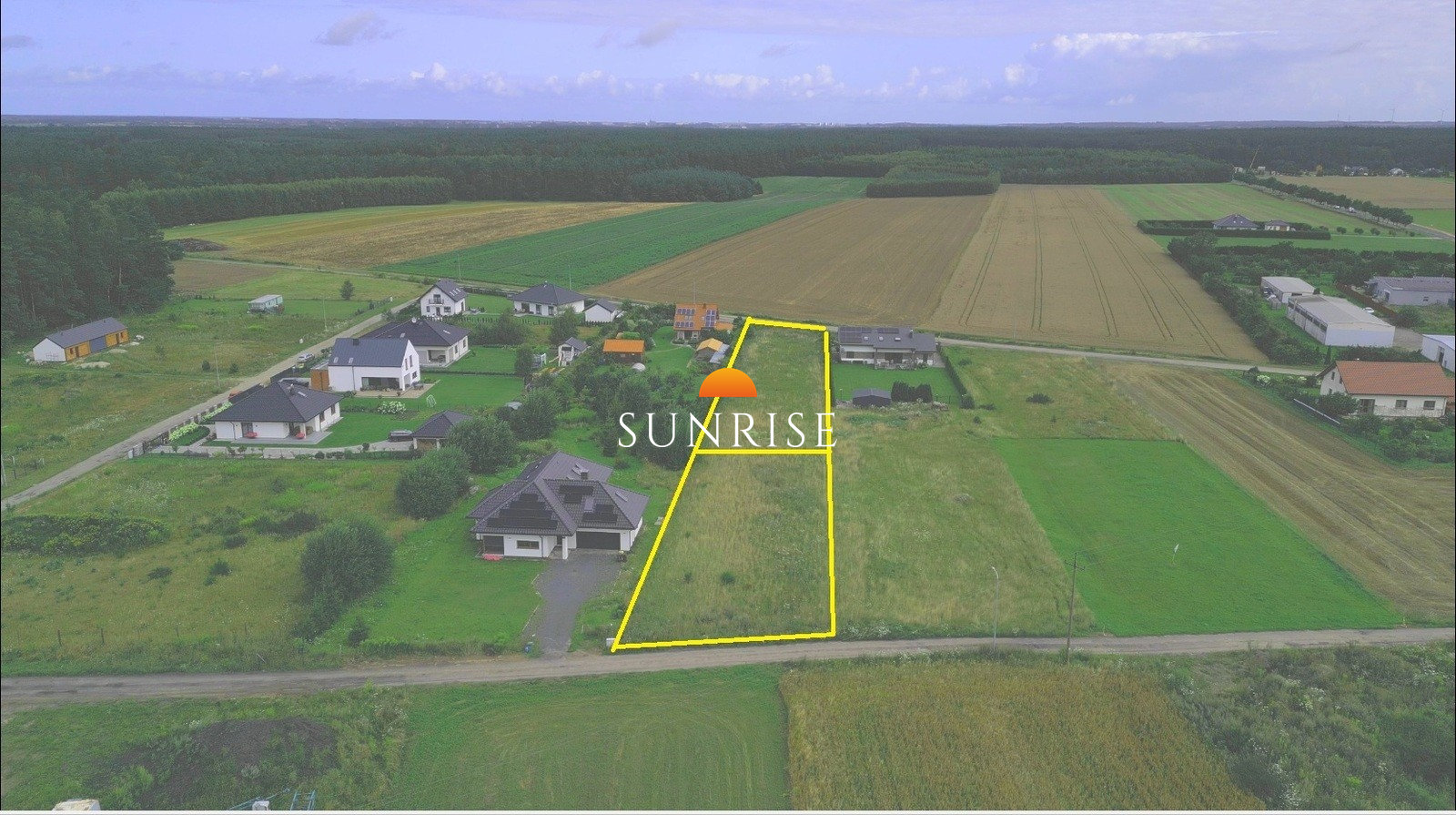 Działka w centrum Charzyna 3000m2 — działka, Rowerowa, Charzyno
