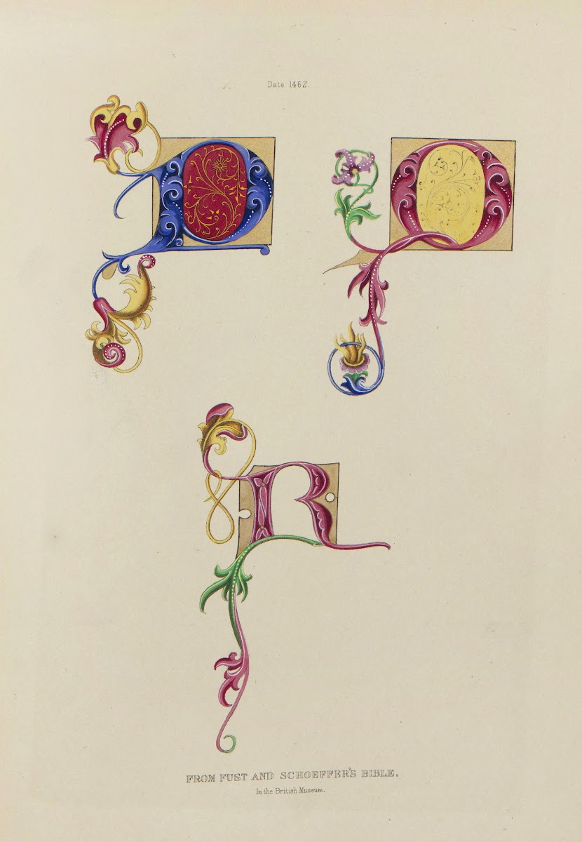Alphabets  numerals and devices of the middle ages Pl15 1845