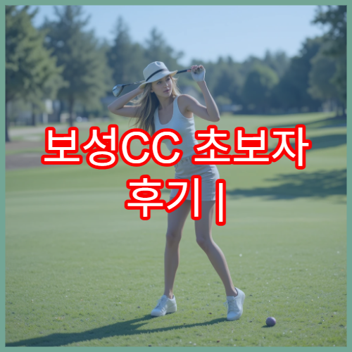 보성CC 초보자 후기 | 접근성·그린피 비교