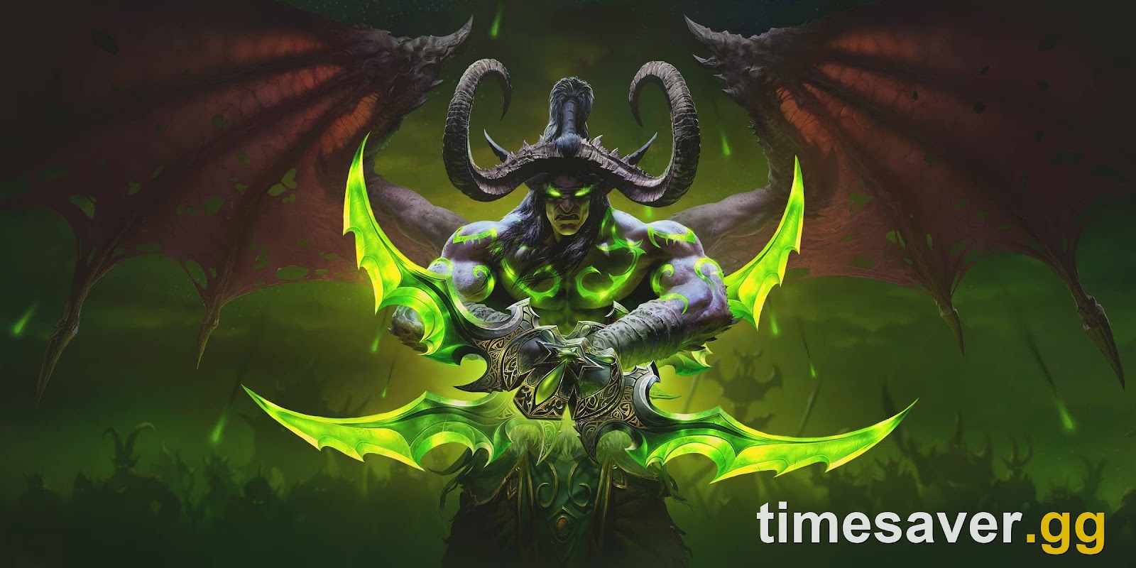 Illidan Stormrage wielding the Warglaives of Azzinoth — the TBC Anniversary Phase 3 endgame chase that no BlizzCon leak changes