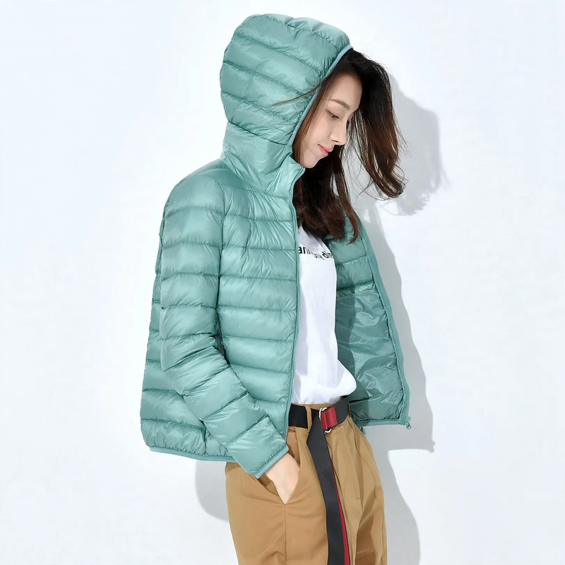 Light, fitted quilted jacket