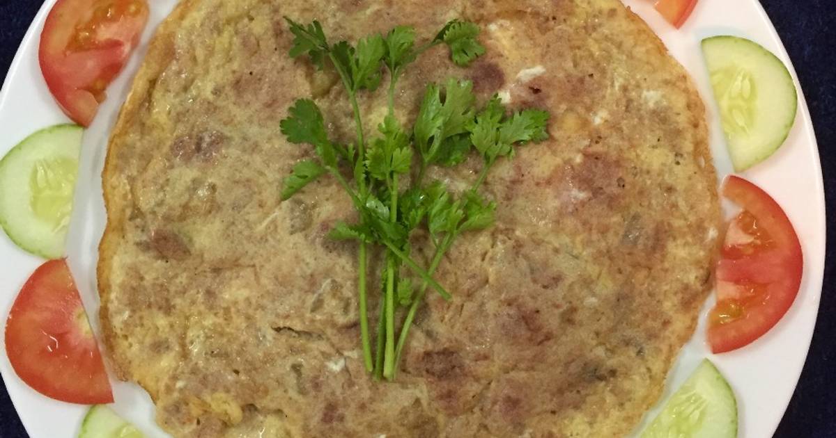 Trứng chiên pate