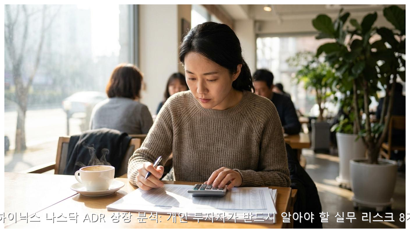 SK하이닉스 나스닥 ADR 상장 분석: 개인 투자자가 반드시 알아야 할 실무 리스크 8가지 핵심 안내 및 분석 인포그래픽 (7)