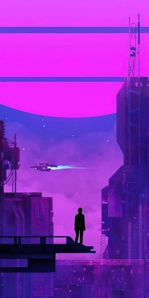 City Nights 2049 4K Wallpaper Background