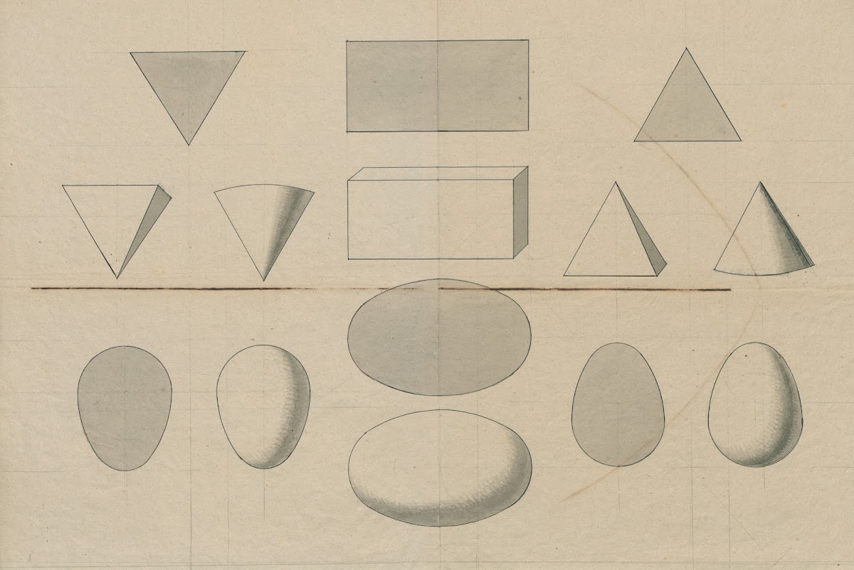 The perception of several geomtric forms