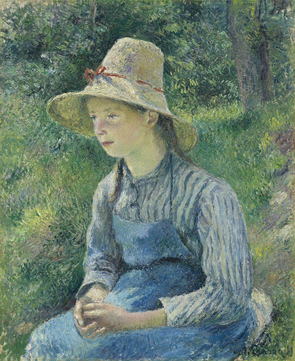 Peasant Girl with a Straw Hat 1881