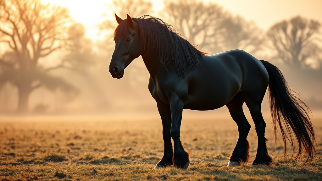 Friesian Atı: Siyah İncinin Tarih Boyunca Süren Asaleti ve Çok Yönlülüğü