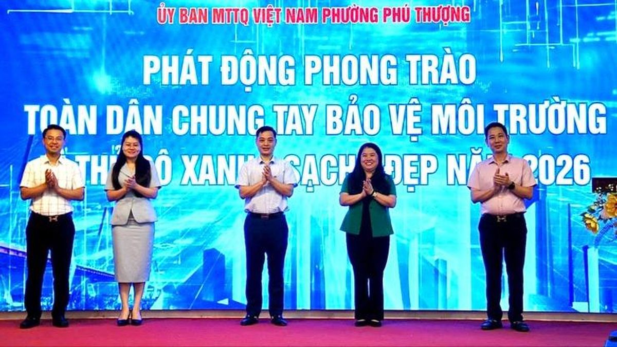 Phường Phú Thượng nâng cao vai trò cơ sở trong bảo vệ môi trường - Đài Phát thanh và truyền hình Hà Nội