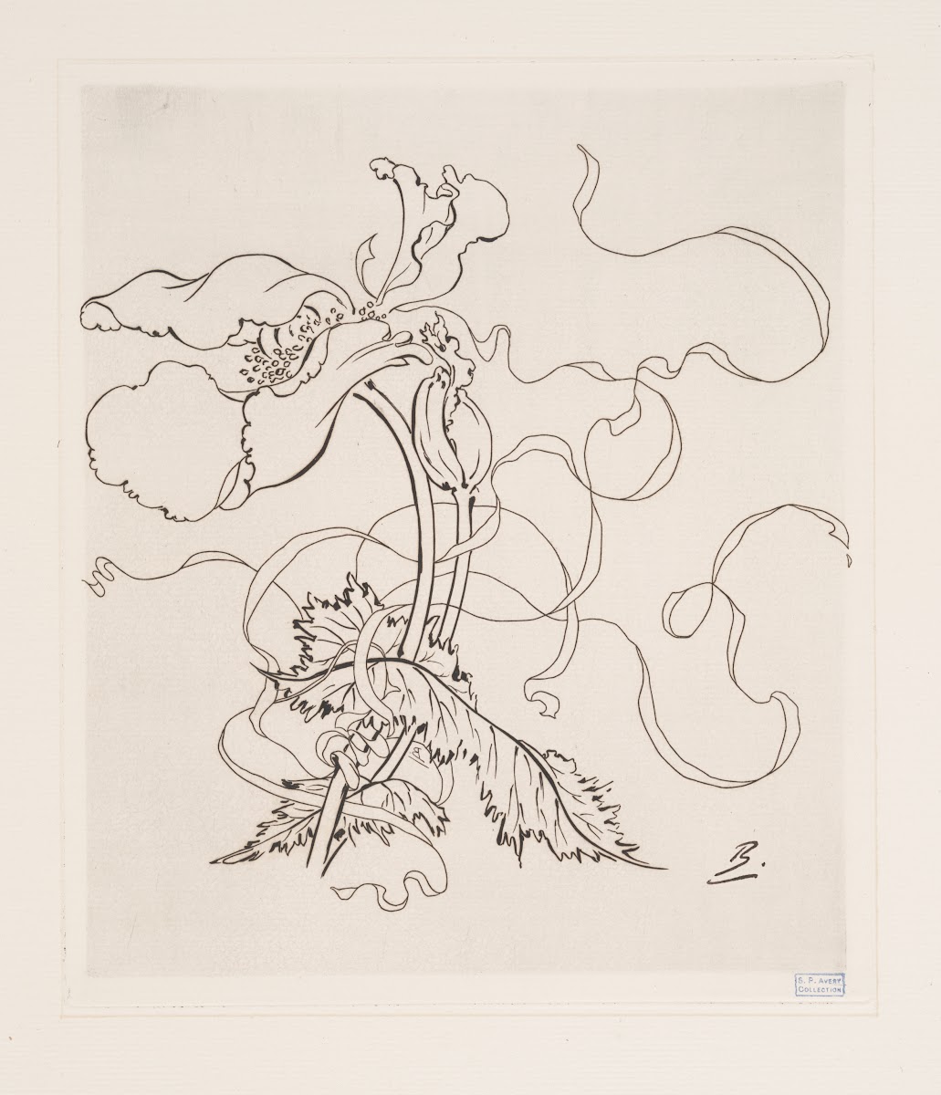 Assiette coquelicot 1866   1878