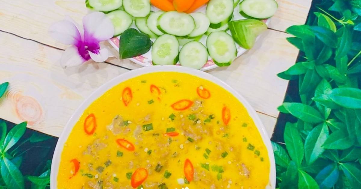 Mắm chưng thịt bằm hột vịt