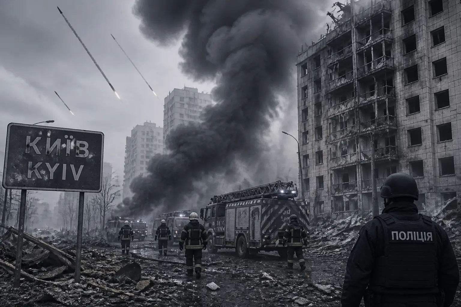 Editorial image for Kyiv Under Heaviest Russian Bombardment Since War Began, 16 Killed