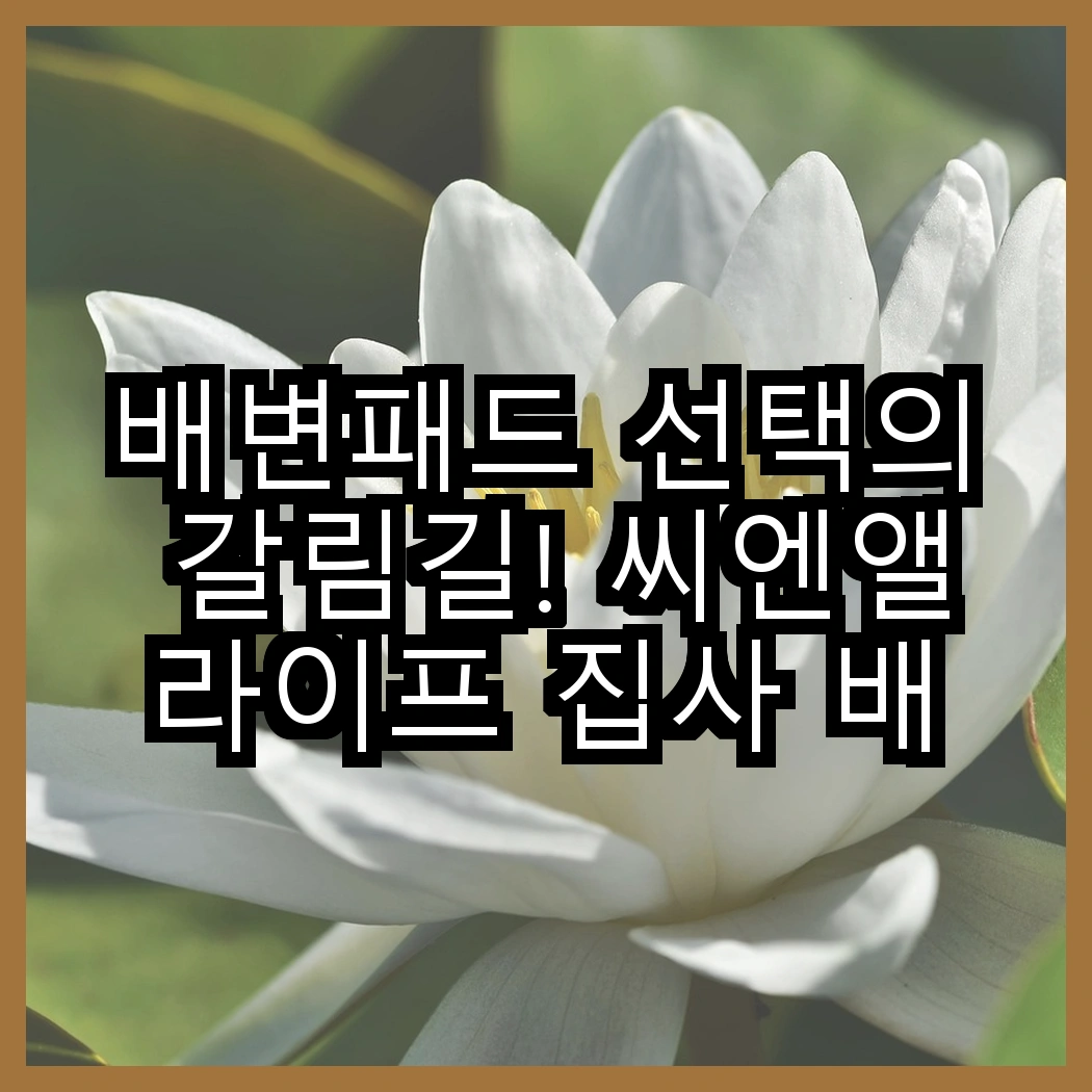 배변패드 선택의 갈림길! 씨엔앨라이프 집사 배변패드 vs 미스터추추 레몬향 배변패드, 어떤 차이가 있을까? 썸네일