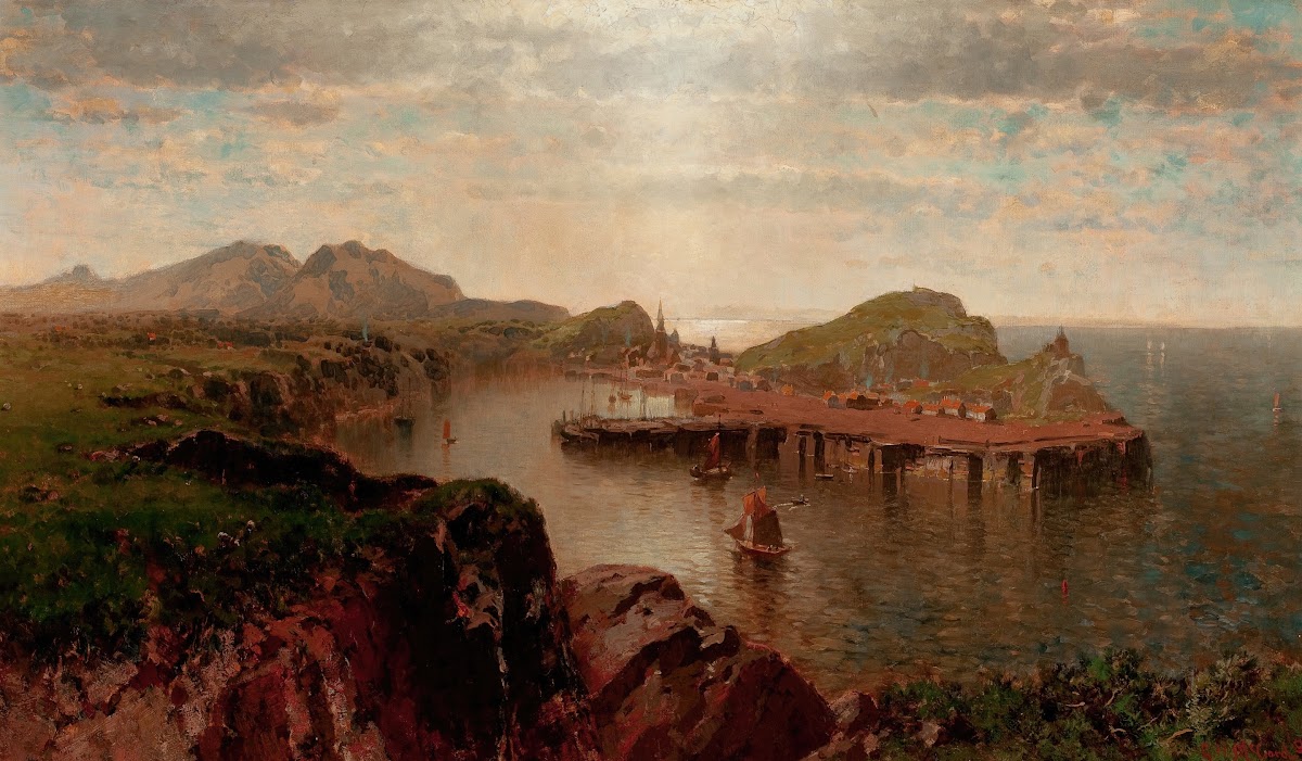 Ilfrancombe Coast Devonshire Upper Hudson River Storm King 1890