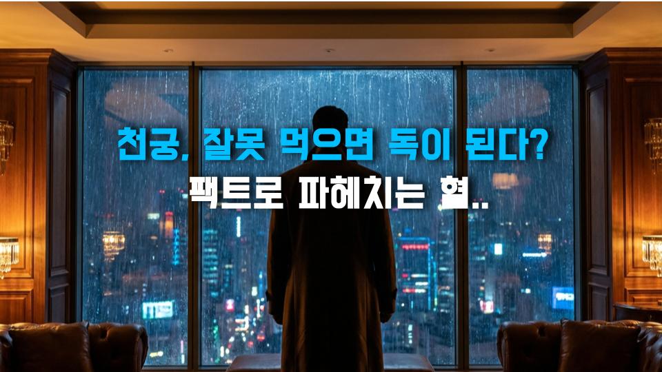 천궁, 잘못 먹으면 독이 된다? 팩트로 파헤치는 혈액 순환의 왕