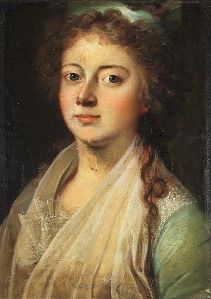 Portrait of Queen Marie Sophie Frederikke 1767