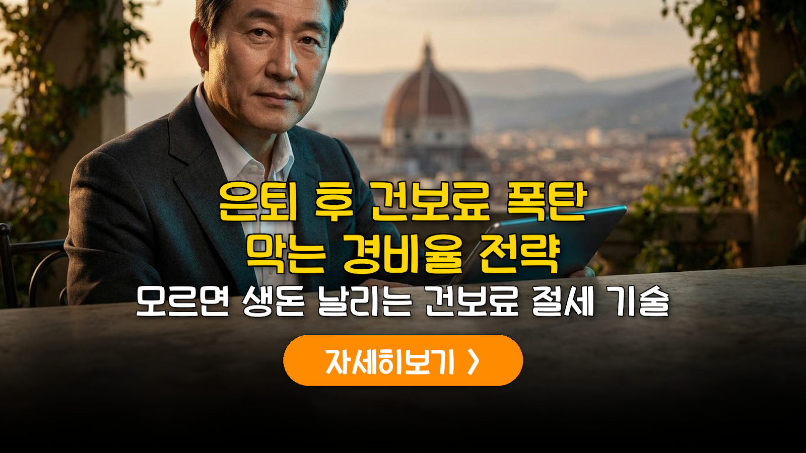 은퇴 후 건보료 폭탄 막는 경비율 관리 가이드