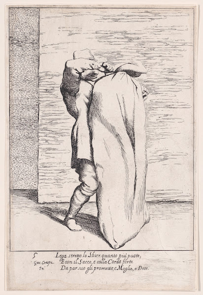 Plate 5 Bertoldo putting the jailor into the sack 17051715