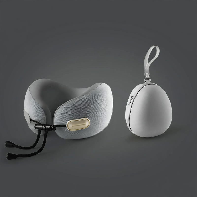 U-shaped neck pillow with memory foam
