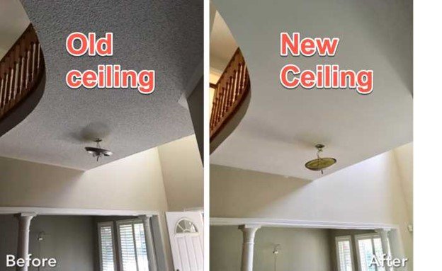 Indy Smooth Ceilings Professional Work