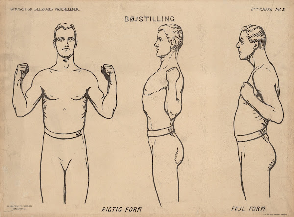 Bend Standing Starting Position Right Form Wrong Form BøJstilling 1906