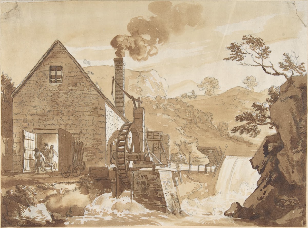 The Iron Forge between Dolgelli and Barmouth Merioneth Shire ca 1776