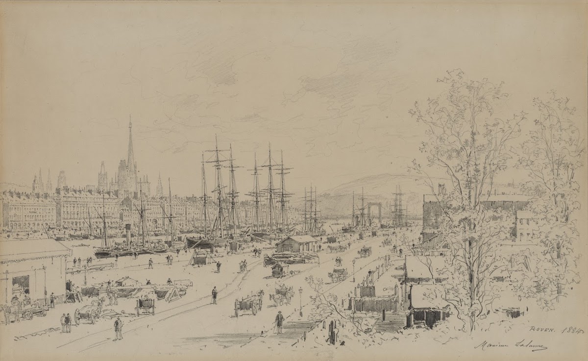 Port of Rouen 1884