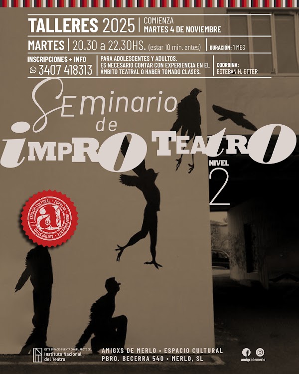 Seminario de Impro Teatro Nivel 2 (avanzado)