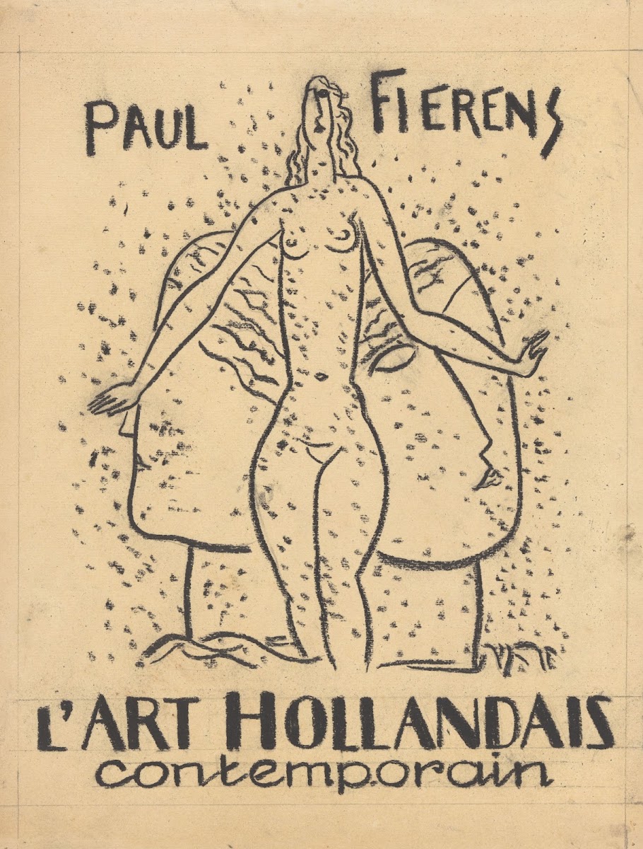 Vrouwelijk naakt met stippen Paul Fierens LArt Hollandais contemporain 1933